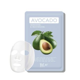 yu.r skin mask sheet avocado