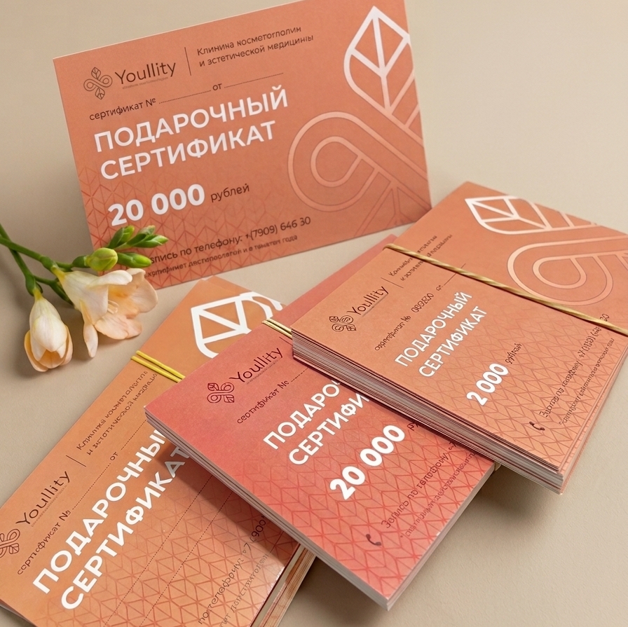 Подарочный сертификат Youllity