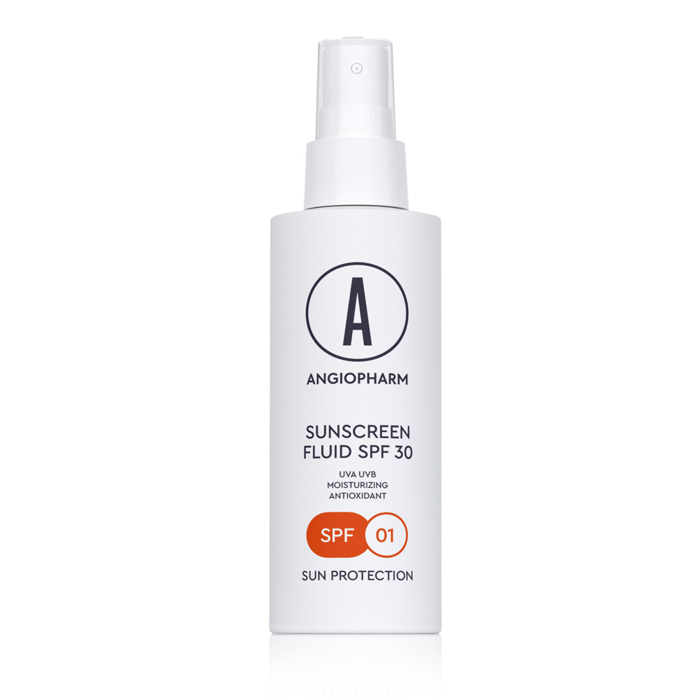 Ангиофарм Солнцезащитный флюид SPF 30, 100 мл