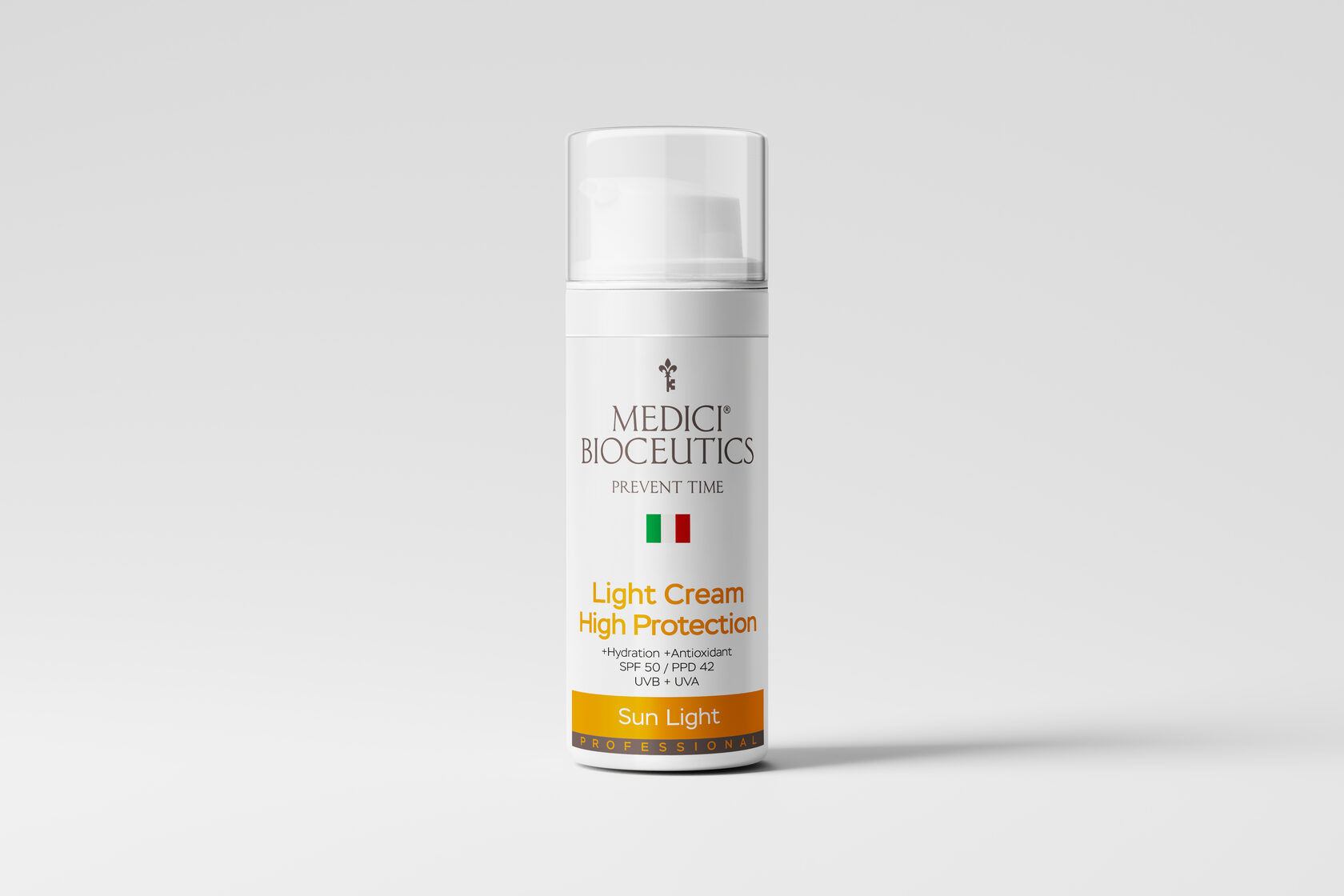Medici Cолнцезащитный крем СПФ 50 (Light Cream High Protection), 50 мл